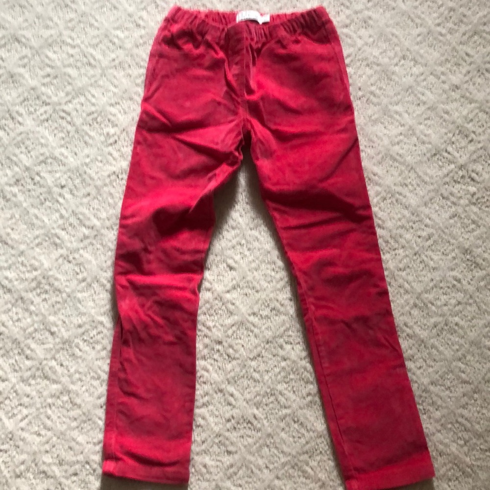 Mini Boden raspberry corduroys